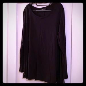 CLEARANCE !! Style & Co Black Cotton Swing Top